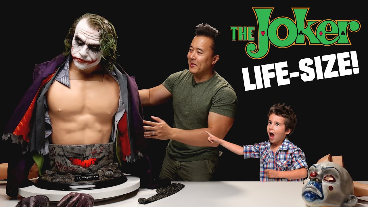 LIFE-SIZE HEATH LEDGER JOKER!!! Batman The Dark Knight