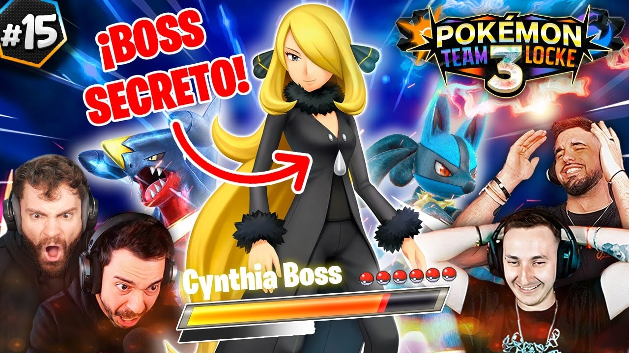 COMBATE vs CYNTHIA (Boss Secreta) 😱 Pokemon TEAMLOCKE 3 Ep.-15