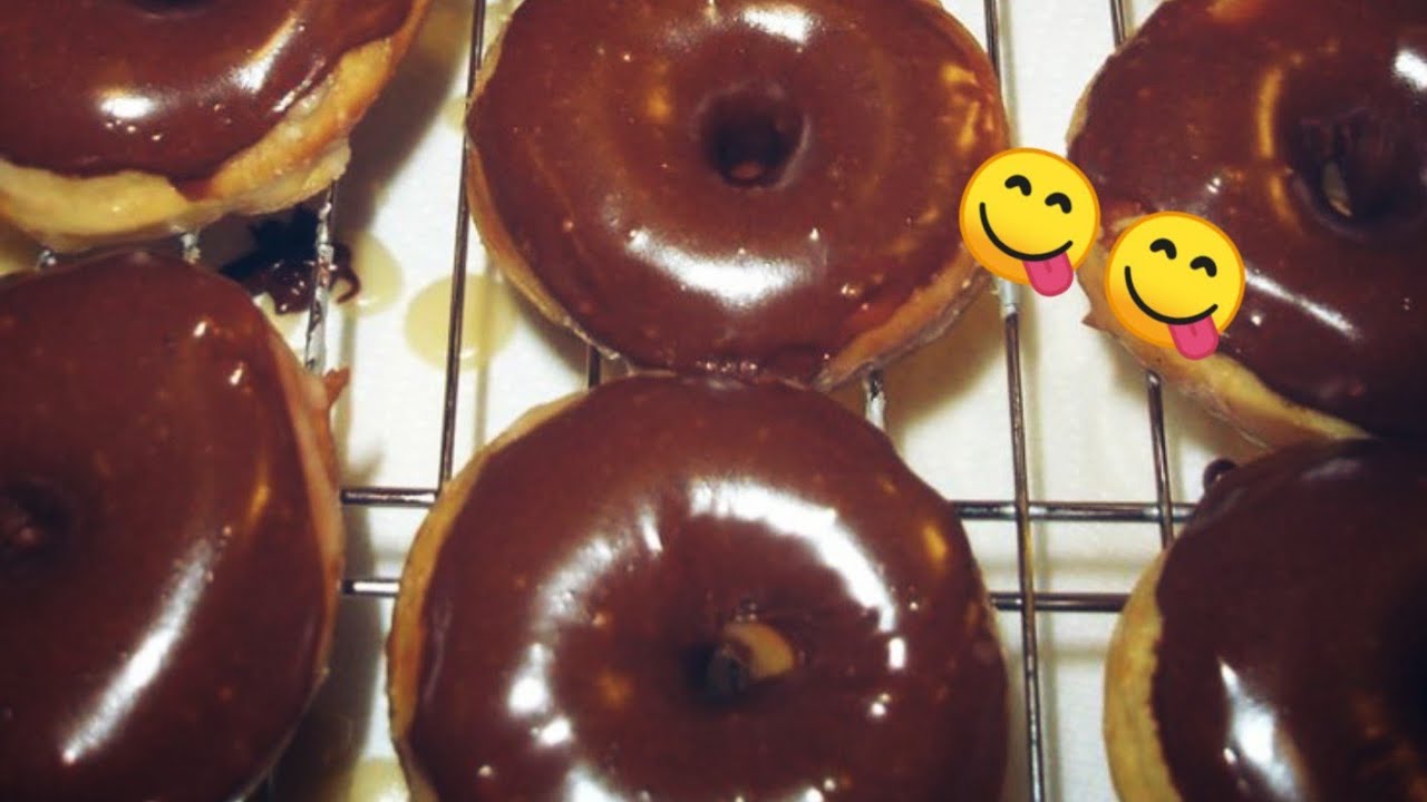 طريقه عمل الدوناتس (دونتس الشيكولاته) | chocolate donuts