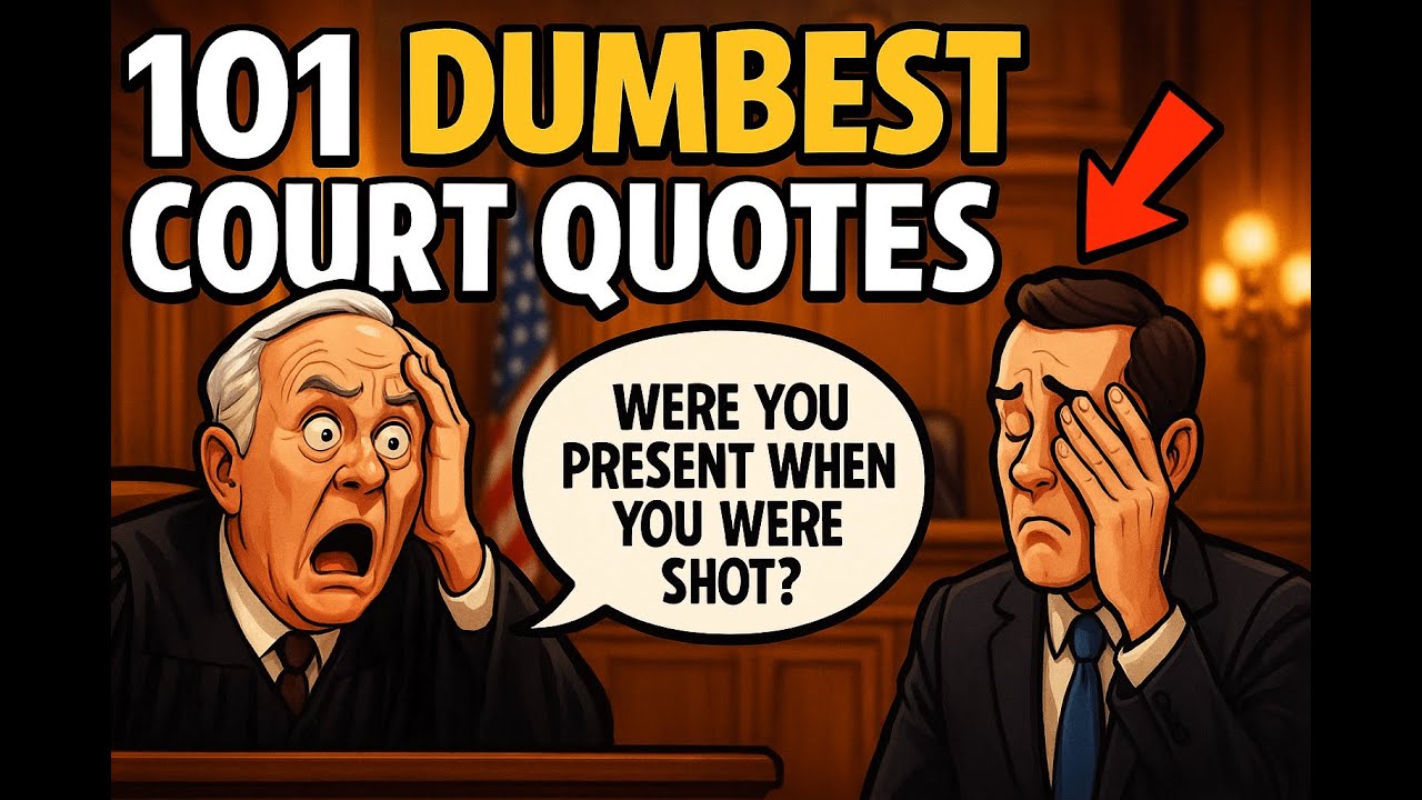 101 Dumbest Things Ever Said in a Court
