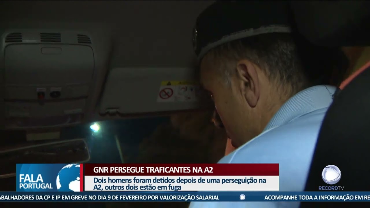 GNR persegue traficantes na A2