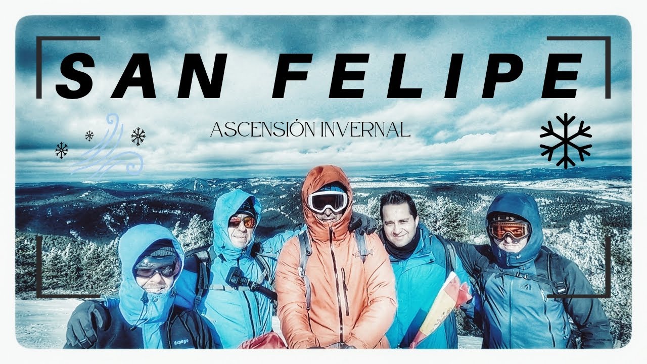 A 20º BAJO CERO EN EL CERRO DE SAN FELIPE - ASCENSIÓN INVERNAL DESDE EL NACIMIENTO DEL RIO CUERVO.