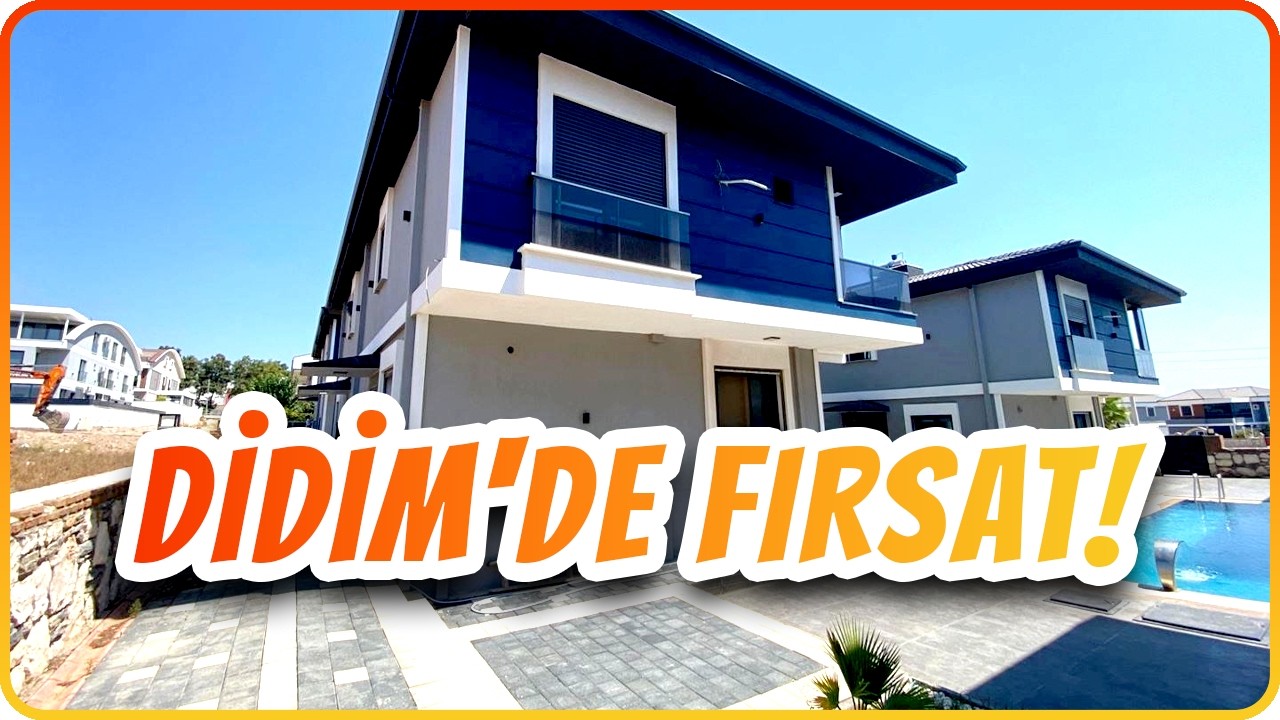 DİDİM'DE FIRSAT! Müstakil Girişli & Bahçeli 3+1 Villa Tadında Daire | Havuzlu Site
