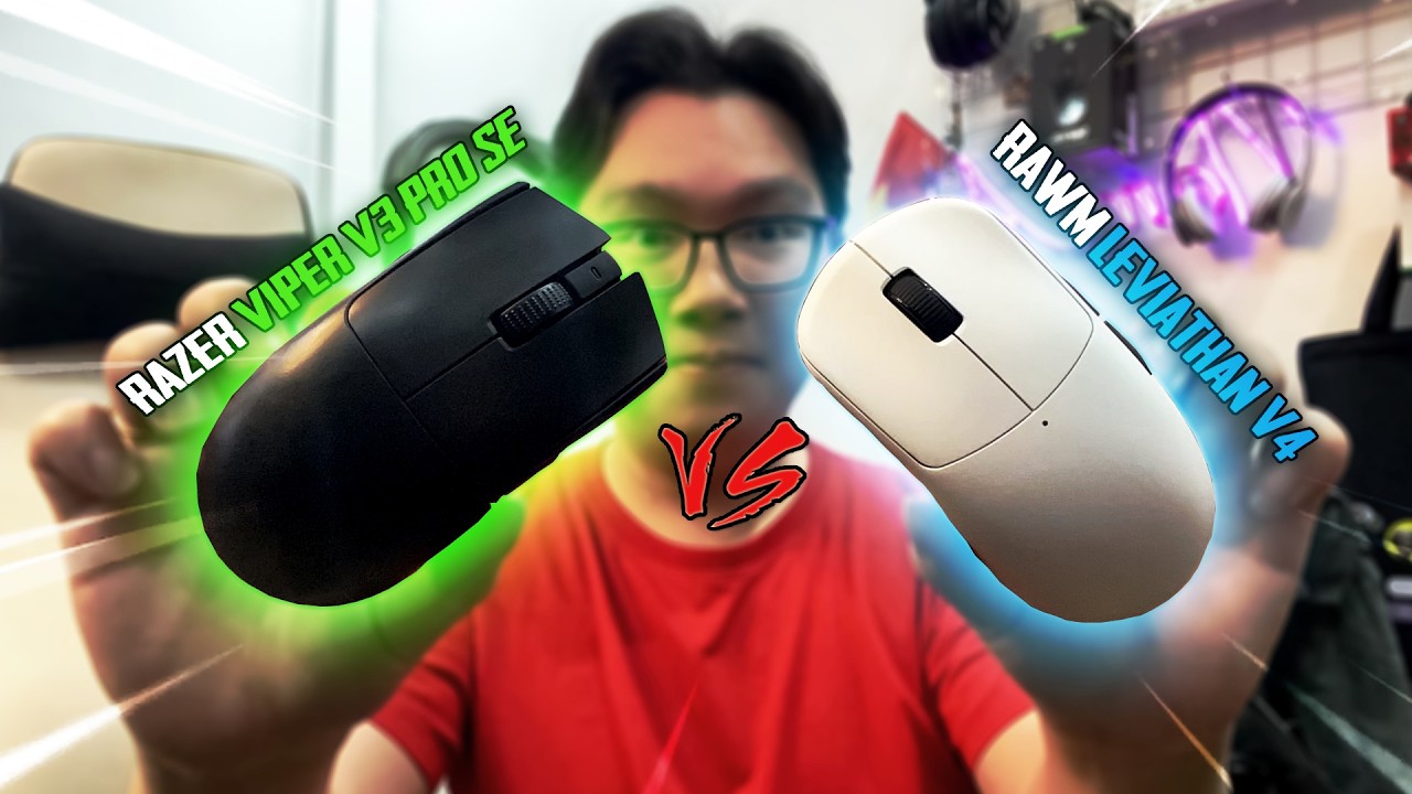 Nên mua RAZER VIPER V3 PRO SE hay RAWM LEVIATHAN V4? Nam Art Review
