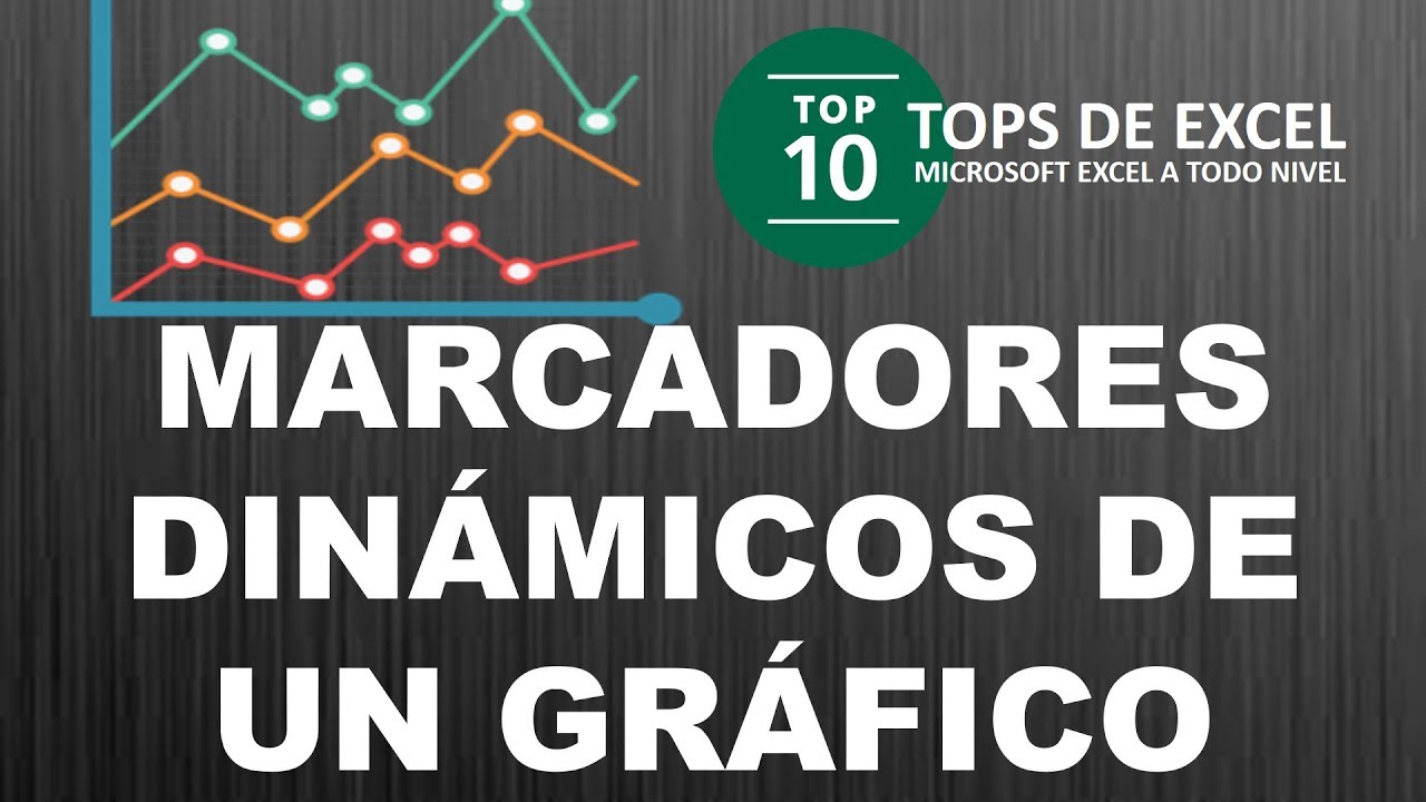 Gráfico con marcadores dinámicos en Excel| Tops de Excel