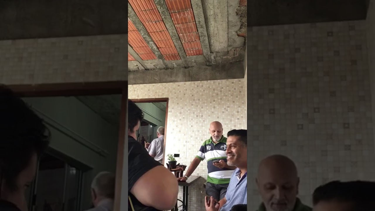 Família gato mandando um som