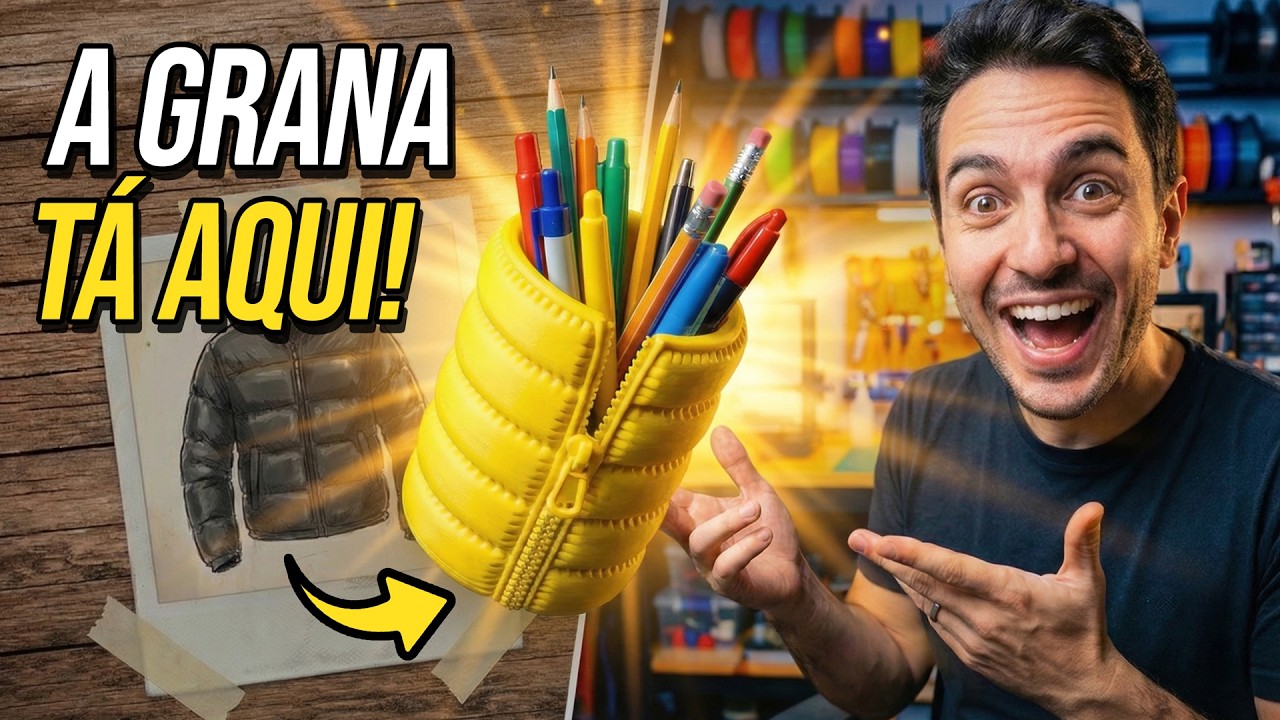 DA IMAGEM AO LUCRO: Imprima e Venda impressão 3D com IA