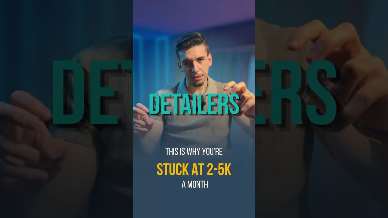 This is why you&rsquo;re stuck at 2-5k detailing