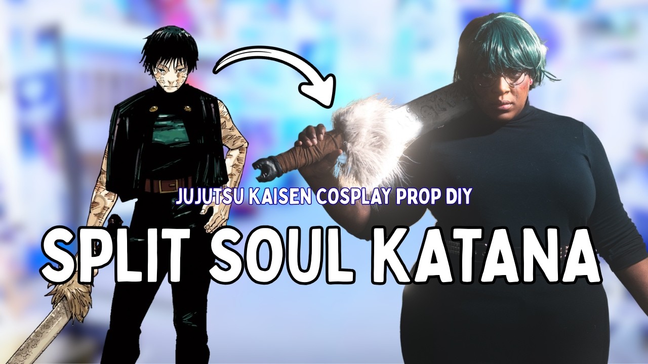🔥 Forging Maki Zenin’s Sword! | DIY Jujutsu Kaisen Cosplay Prop Build