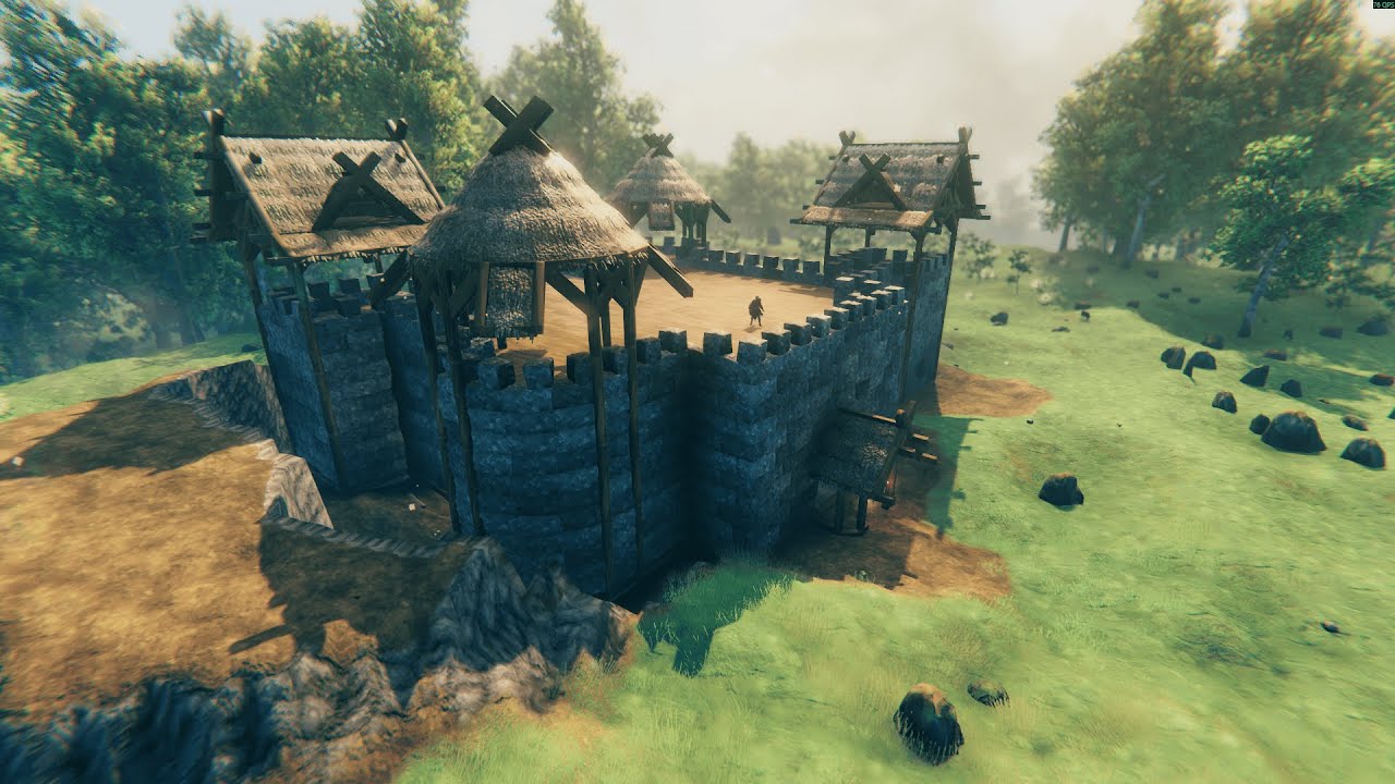 Building My First Ever Mega Base In Valheim