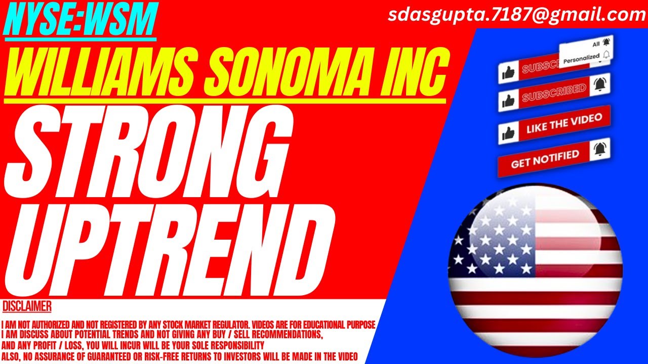 STRONG UPTREND : WSM STOCK ANALYSIS | WILLIAMS SONOMA INC STOCK