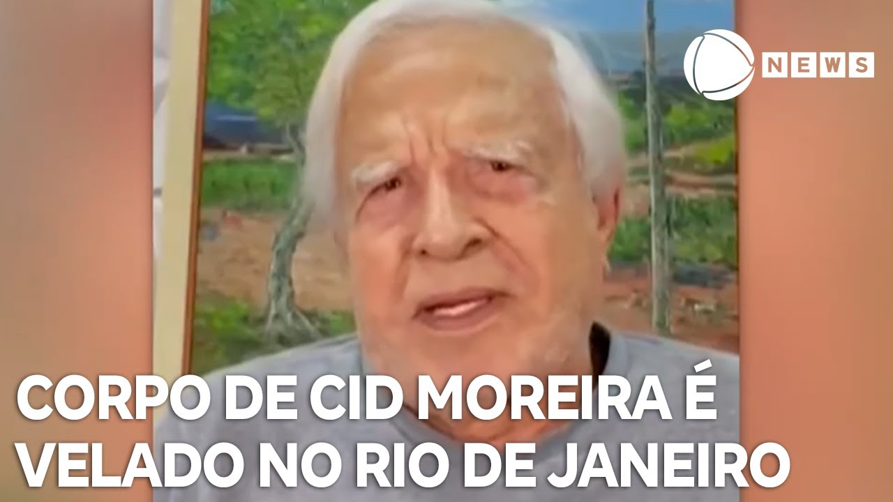 Corpo de Cid Moreira é velado no Palácio Guanabara, no Rio de Janeiro