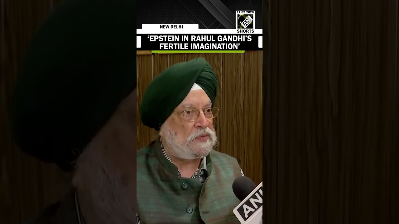 Union Min. Hardeep Puri slams LoP Rahul Gandhi over his allegations of PM Modi&rsquo;s Epstein link