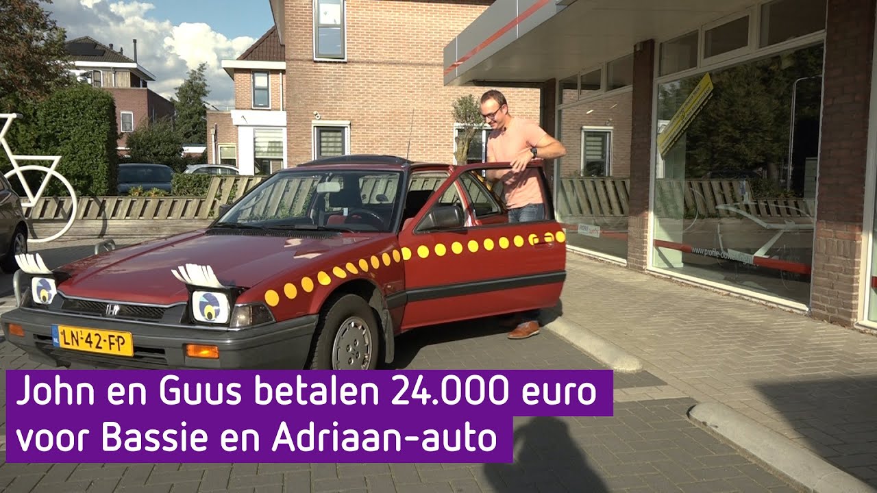 Allememaggies! John en Guus betalen 24.000 euro voor Bassie en Adriaan-auto