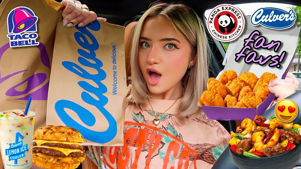 Eating VIRAL LIMITED TIME FAST FOOD Items For 24 HOURS!!