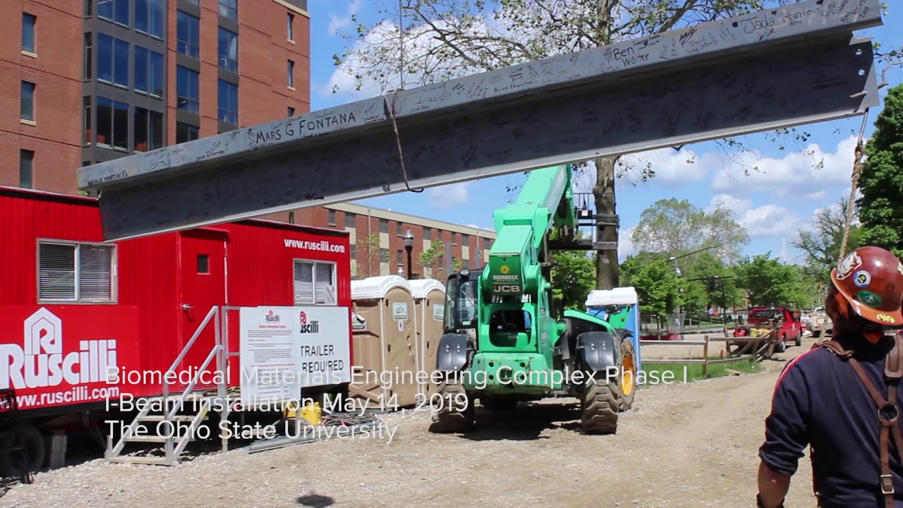 I-Beam Installation at the Biomedical and Materials Engineering Complex Phase I
