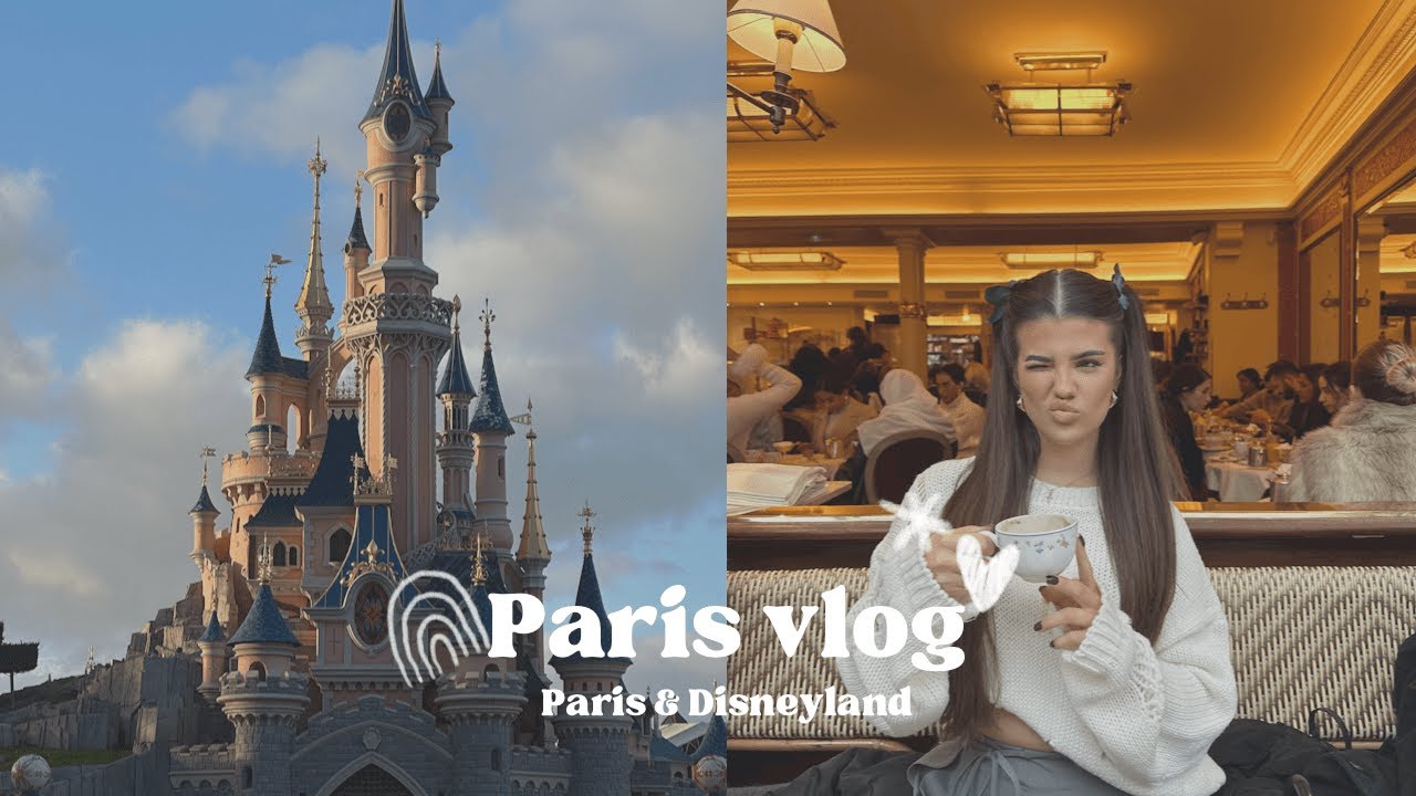 PARIS AT CHRISTMAS!! 🇫🇷☕️🥐🎟️🎠✨ | PARIS & DISNEYLAND VLOG | TOPAZ BEESTON