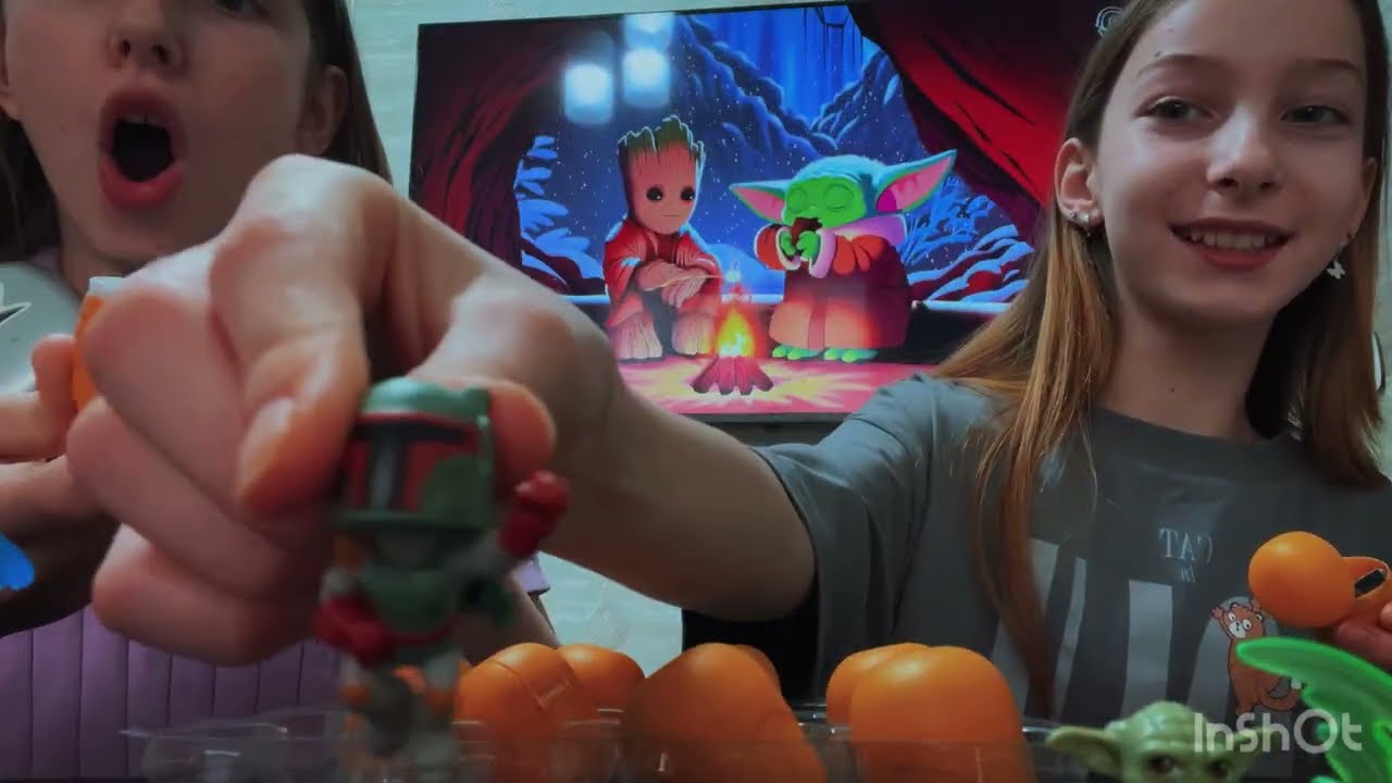 ￼ открываем киндеры звёздные войны 🤩￼