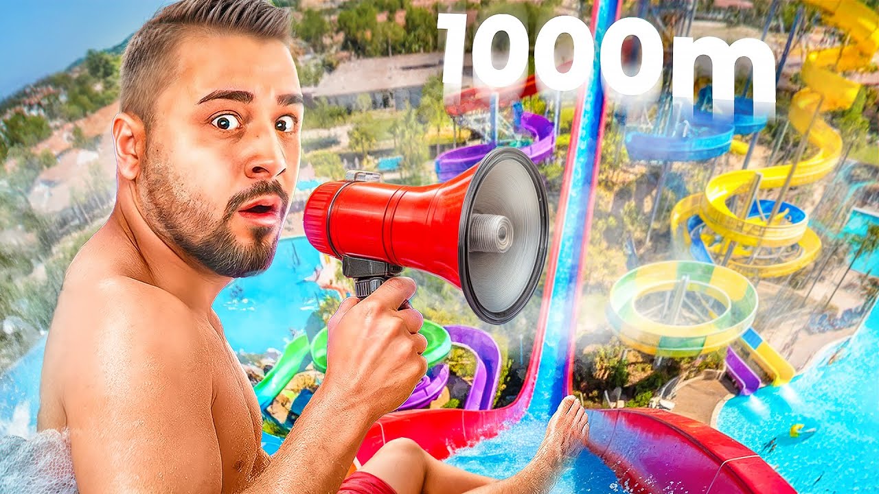 Ich habe eine MEGA RUTSCHE in meinem WASSERPARK gebaut..