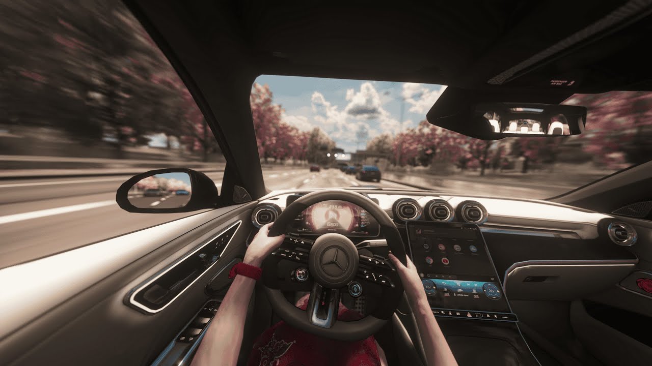 Cruising Through Traffic With Insane Graphics In Assetto Corsa (4K)
