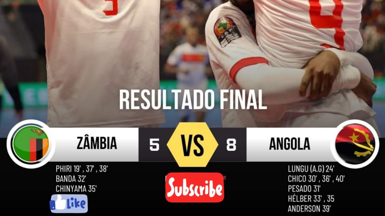 ZAMBIA VS ANGOLA || 2024 FUTSAL AFRICA CUP OF NATIONS || best moments(13/04/2024)