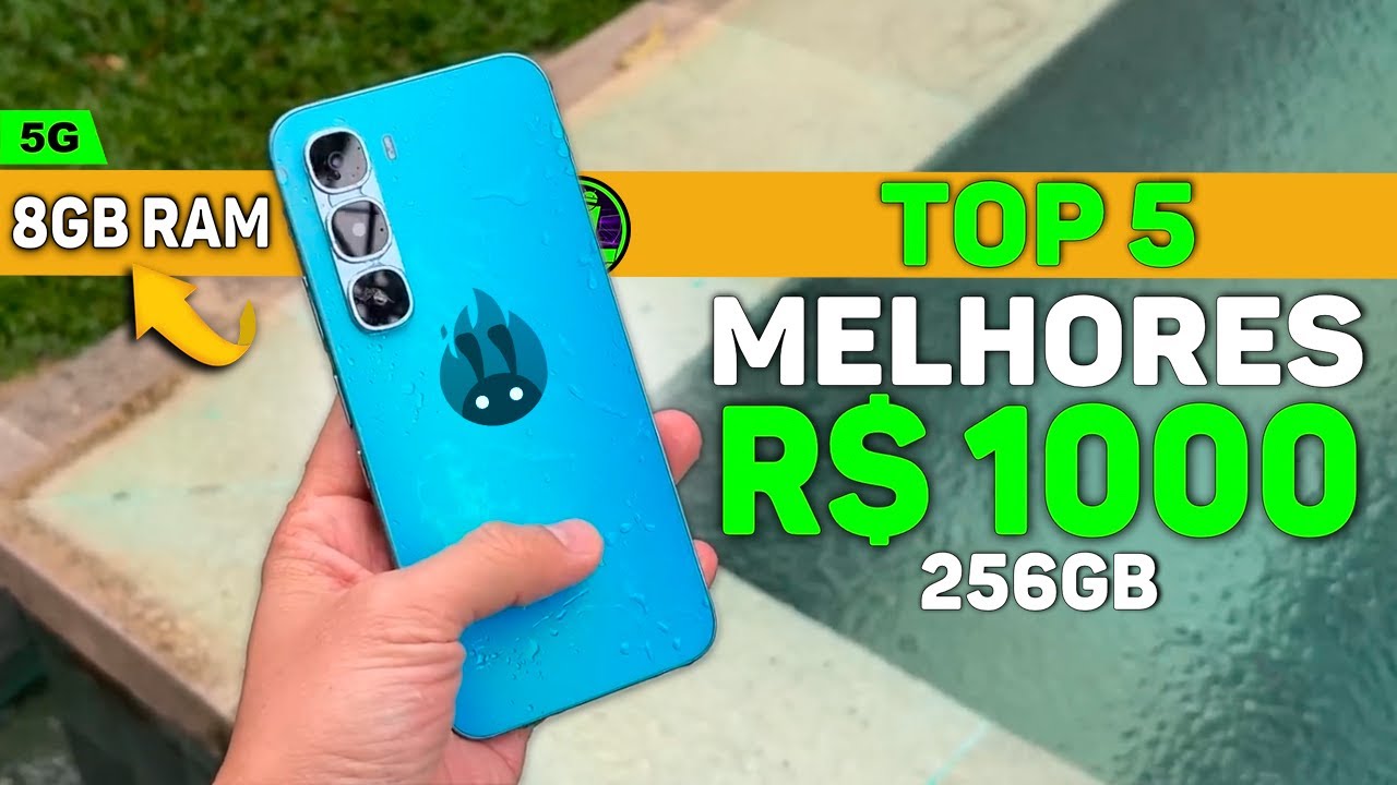 OS MELHORES CELULARES PARA JOGOS ATÉ R$ 1000 REAIS