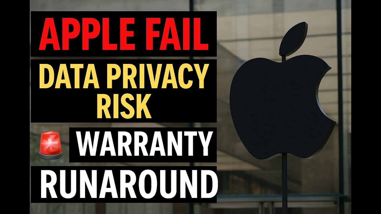 Apple FAIL 🚨 Data Privacy Risk + Warranty Runaround | Apple Tried to Play Me — I Fought Back
