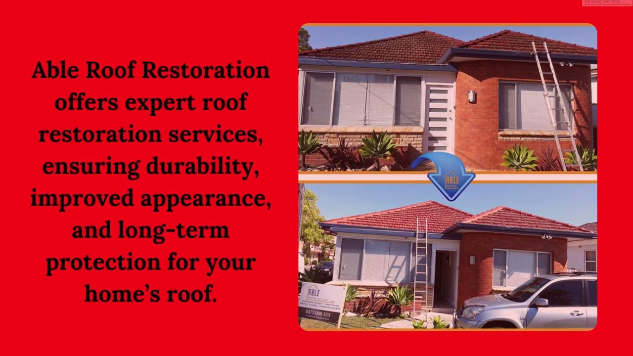 Roof Repair Sydney |  Able Roof Restoration