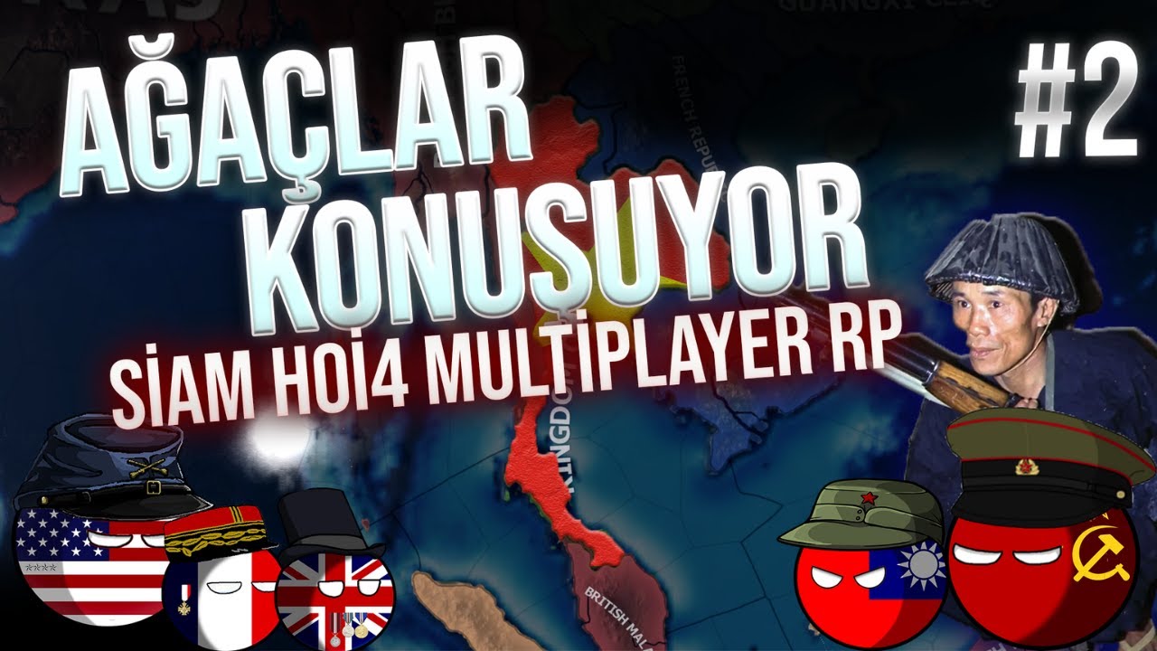 AMERİKAYI KOVUYORUZ | Hearts of Iron 4 - MULTIPLAYER | SİAM #2