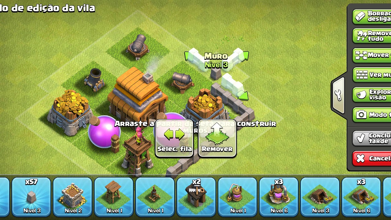 Layout CV4, push- Clash GG