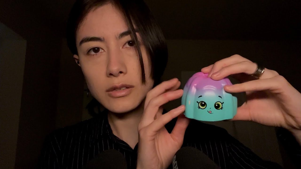 Squishy tapping, aquabeads sounds ASMR