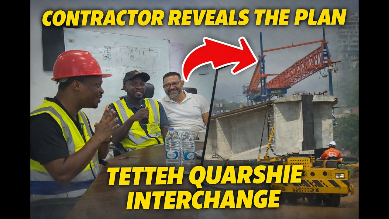 Project manager for Accra Tema Motorway REVEALS the actual plan for Tetteh Quarshie Interchange