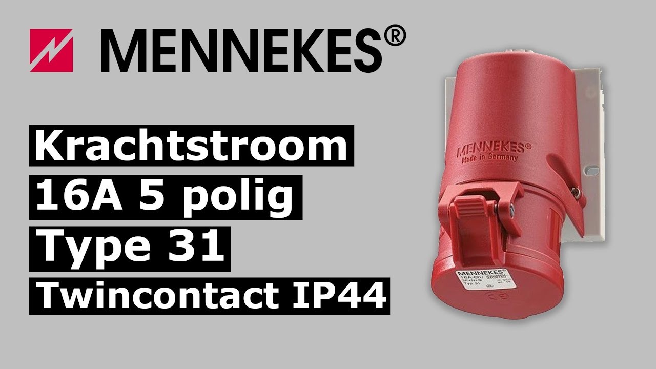 MENNEKES Twincontact montage | Elektroshop.nl