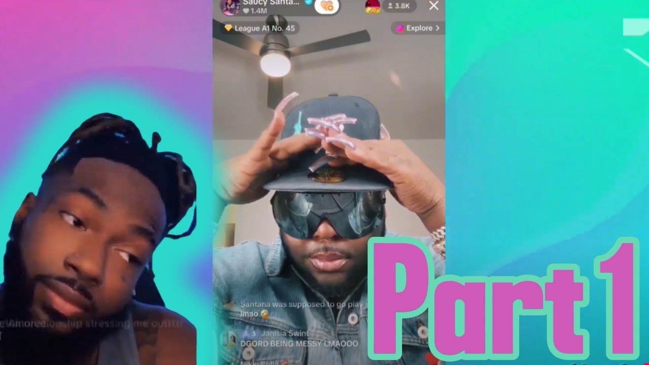 Saucy Santana & Nupe breaks up to make up LIVE | (Part 1) Santana Down Bad !