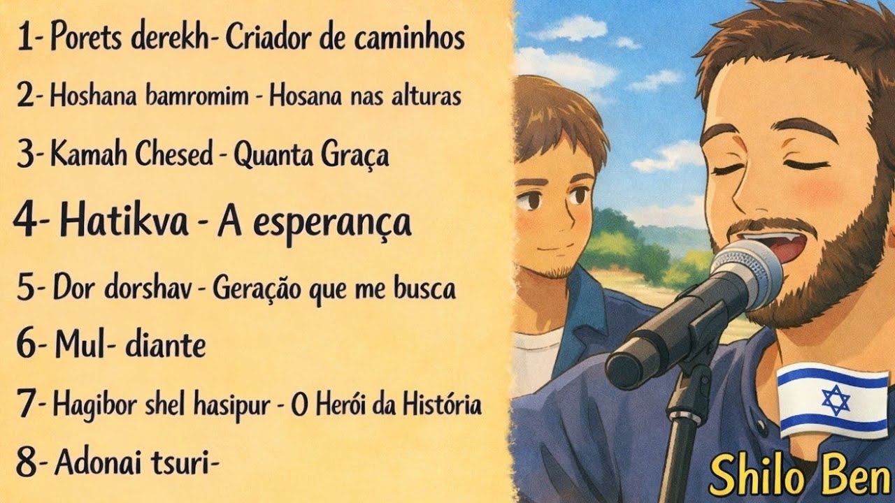 1 hora de louvores judaico messiânico em hebraico com legendas para iniciantes 
