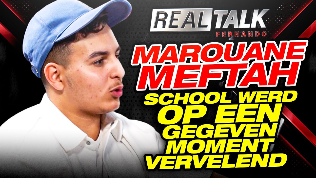 MAROUANE MEFTAH (KOMTGOED): 'Ik was bang wat anderen van me zouden denken'