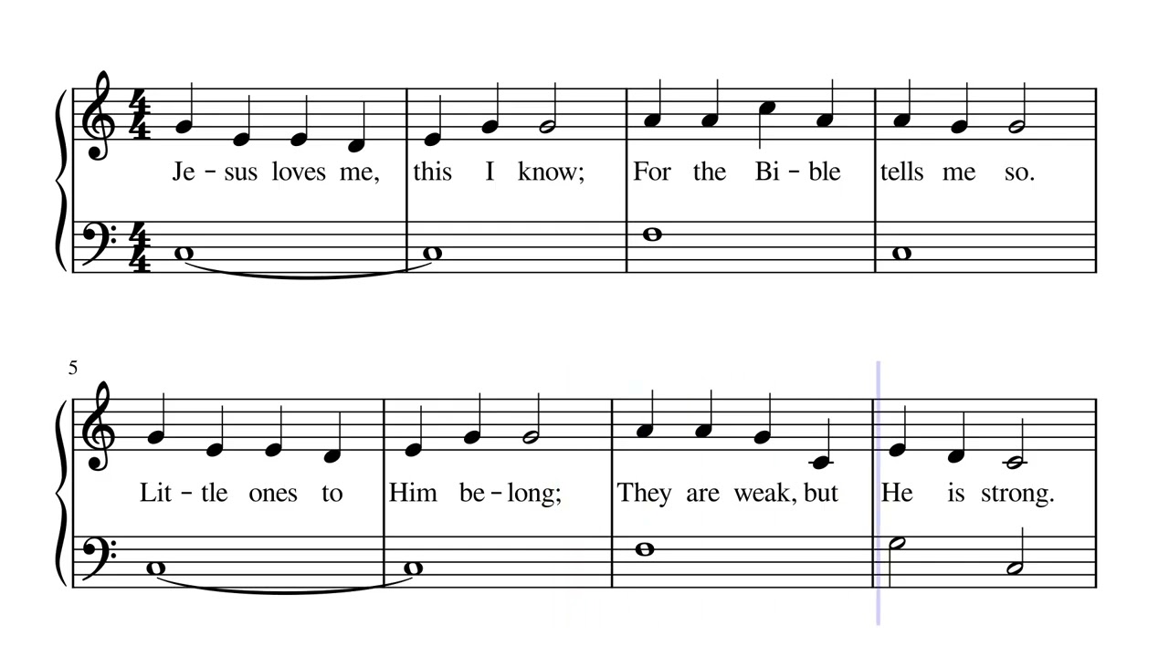Jesus Loves Me - William Bradbury
