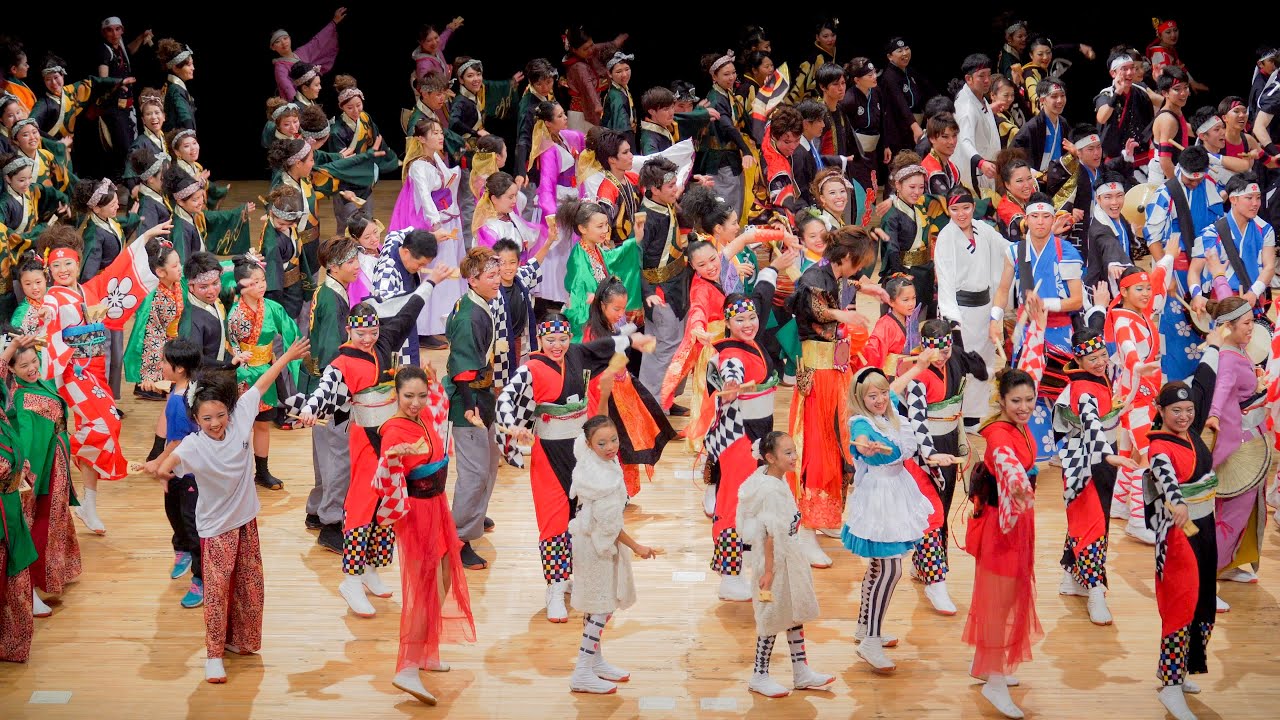 [4K] 総踊り　『Street of the Soran』　YOSAKOIソーラン日本海 加賀会場 2019　2日目 (中央)