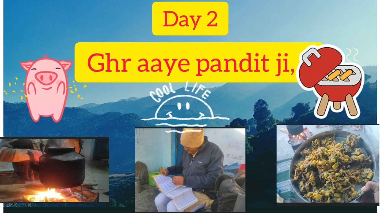 Day 2 nani k ghr aaye pandit ji 😇😇