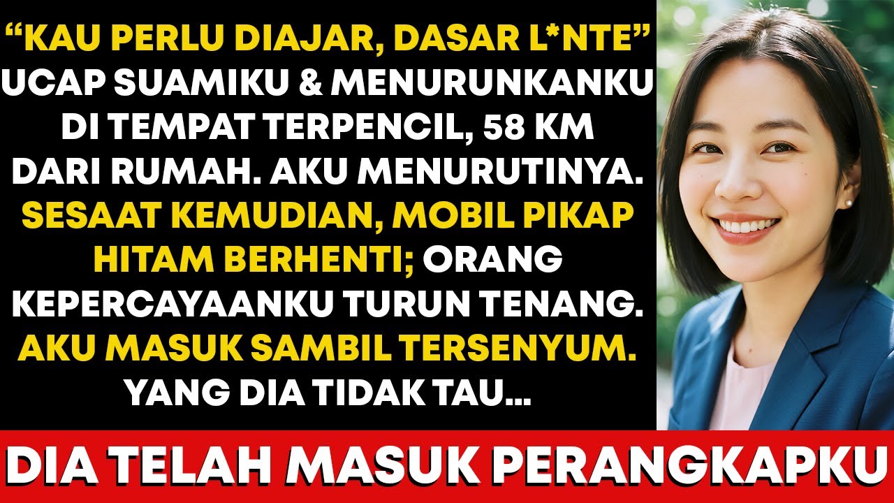 “Kau Perlu Diajar, DASAR L*NTE” Suamiku Murka & Meninggalkanku Di Tempat Terpencil. Dia Tak Tahu…
