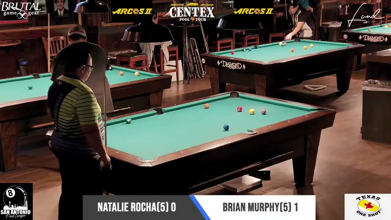 Natalie Rocha vs Brian Murphy  | 2026 Predator Arcadia CenTex Pool Tour Stop #1