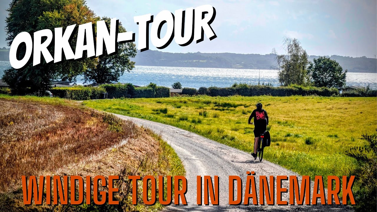 Radtour in Dänemark: Orkan voraus!