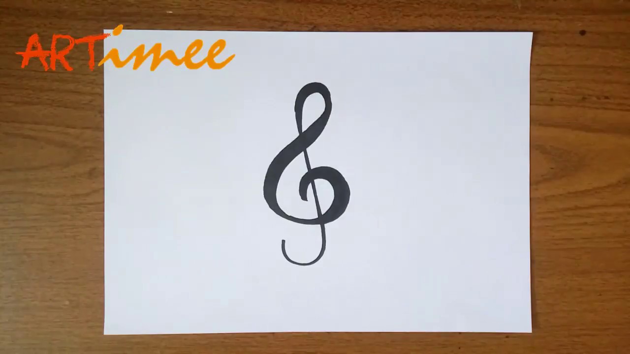 How to Draw a Treble Clef