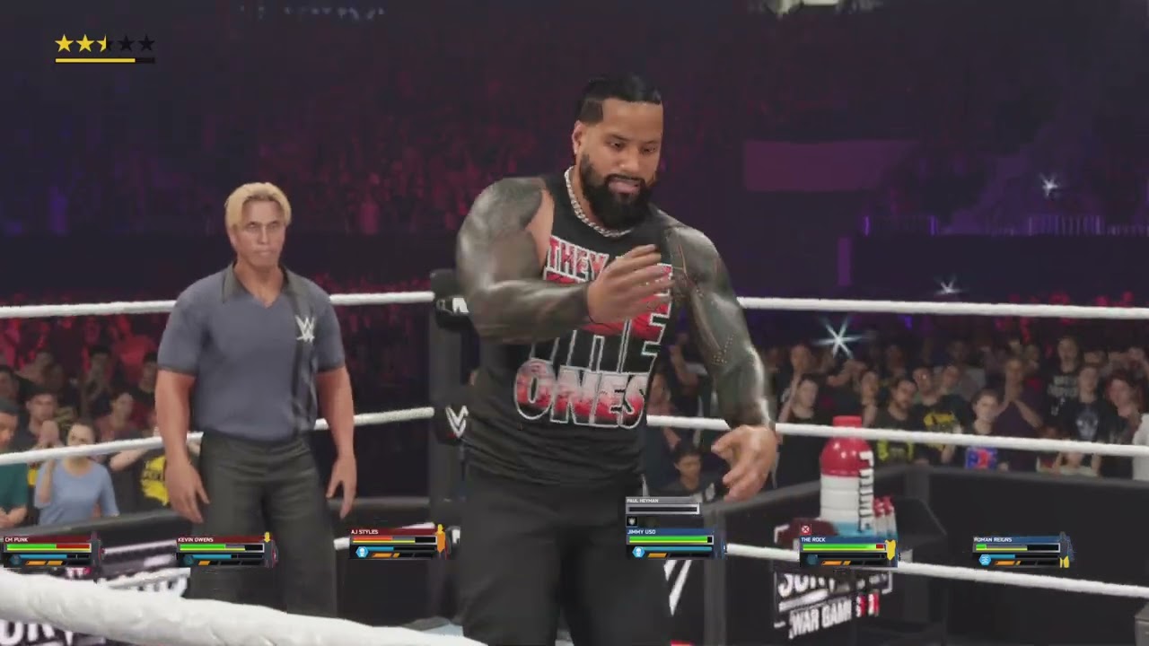 WWE 2K25 The New Nexus vs The OG Bloodline Elimination