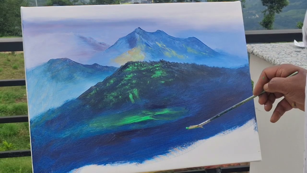 Jarsing Pauwa || live painting  || bk art gallery 