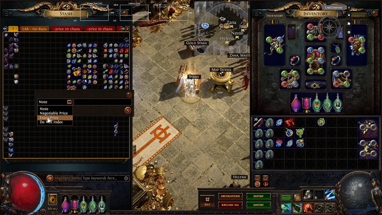Path of Exile Economy Class: Quality Gems