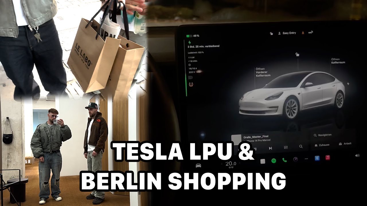 Tesla LPU 🚙, Berlin Shopping mit Johannes & Hannes 🛍️, jhannesg comeback? 🤔, Show Some Luv Vlog 4