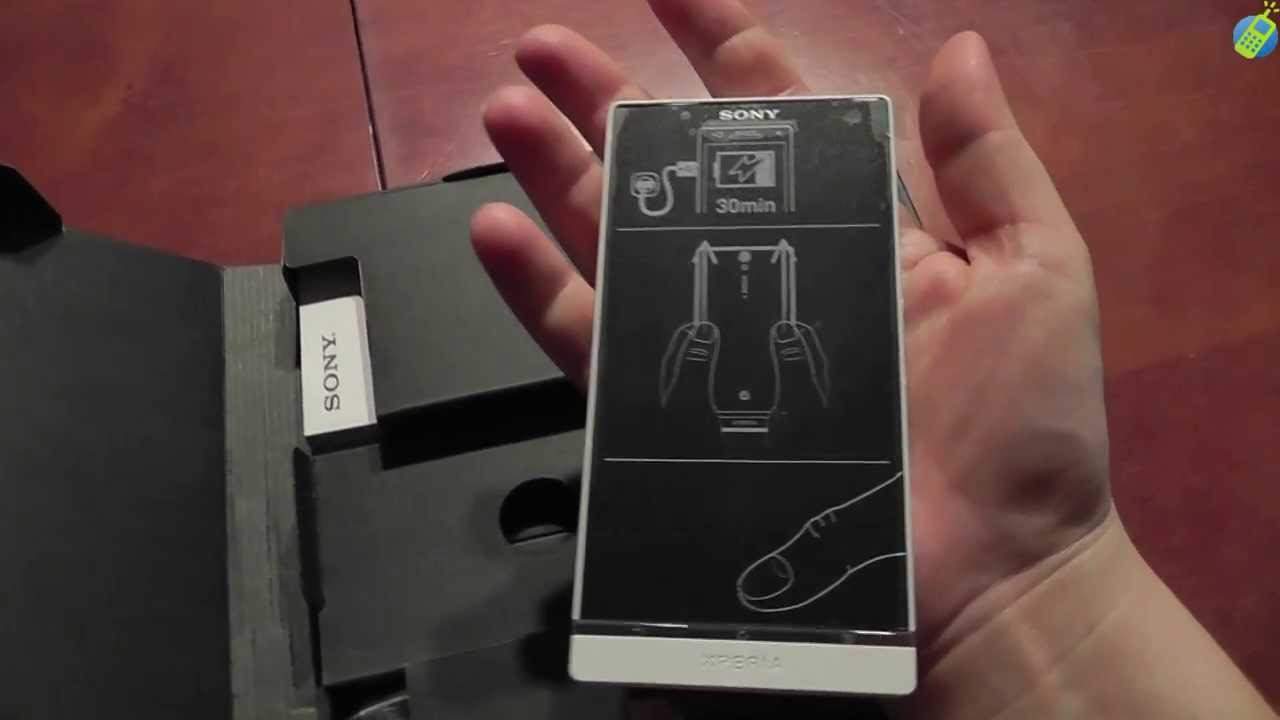 unboxing pl SONY XPERIA S LT26i White rozpakowanie po polsku