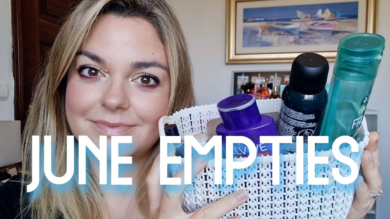 JUNE EMPTIES! midway through the year, how much have I finished? #empties
