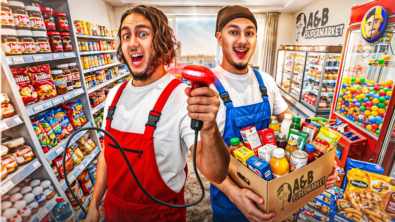 ON A CONSTRUIT UN SUPERMARCHÉ À LA MAISON !